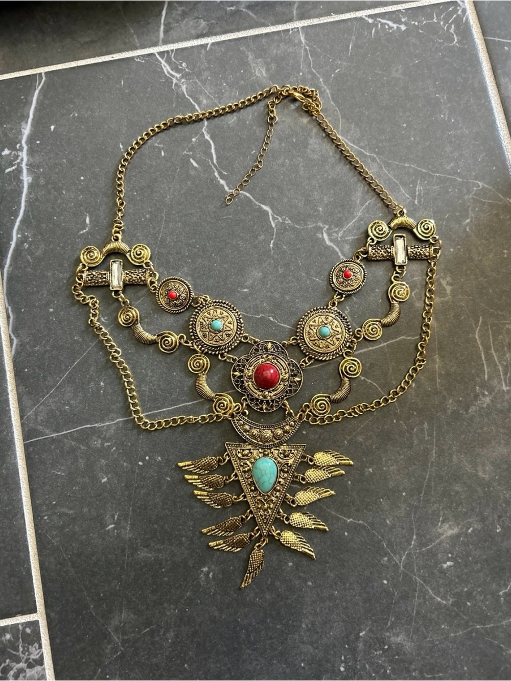 Anthropology stack necklaces